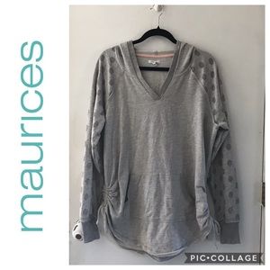 Maurices Distressed Hoodie